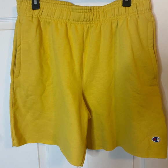 Champion Bright Yellow Sports Shorts - Picture 1 of 7